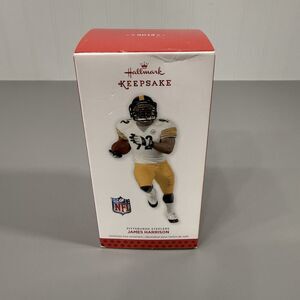 Rare 2013 Hallmark Ornament NFL Legends James Harrison Pittsburgh Steelers
